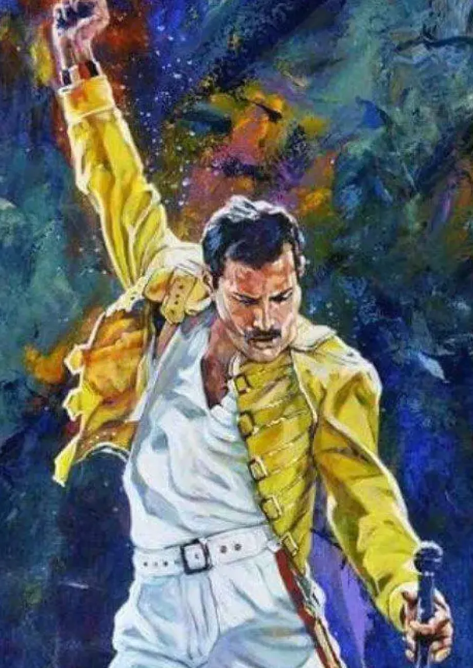 Puzzle Pintura Diamant: Freddie Mercury 30x40cm
