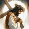 Puzzle Pintura Diamant: Jesus, Via Sacra 30x40cm