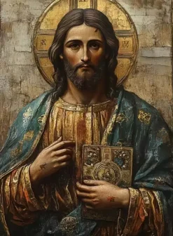 Puzzle Pintura Diamant: Jesus Cristo 30x40cm