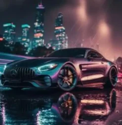 Puzzle Pintura Diamant: Mercedes Benz 30x40cm