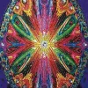 Puzzle Pintura diamantada: Mandala oval 7D 30x40 cm