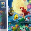 Puzzle Pintura Diamante A Pequena Sereia Ariel 30x40cm