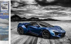 Puzzle Pintura diamante: Fenyr SuperSport 30x40cm