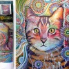 Puzzle Pintura diamante: Gato espantado 30x40cm 7D