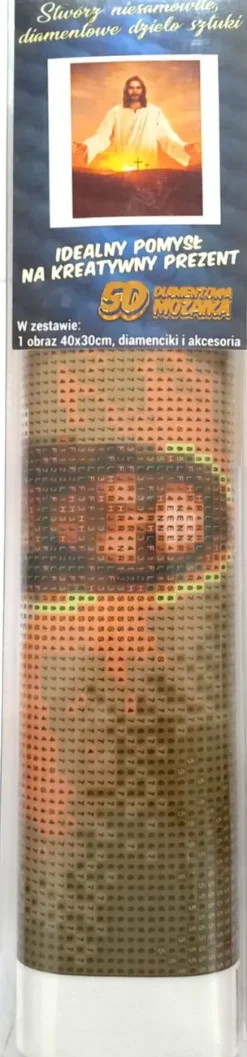 Puzzle Pintura diamante: Jesus 30x40cm