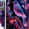 Puzzle Pintura diamante: Pássaro noturno 30x40cm