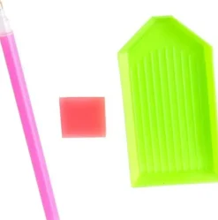 Puzzle Pintura diamante: Pôr do sol nas montanhas 80x40cm