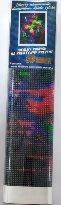 Puzzle Pintura diamante: Yorkshire terrier 30x40cm