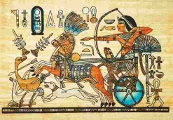 Puzzle Pintura sobre papiro egípcio