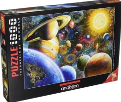 Puzzle Planetas no espaço