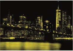 Puzzle Ponte do Brooklyn, neon de Nova York