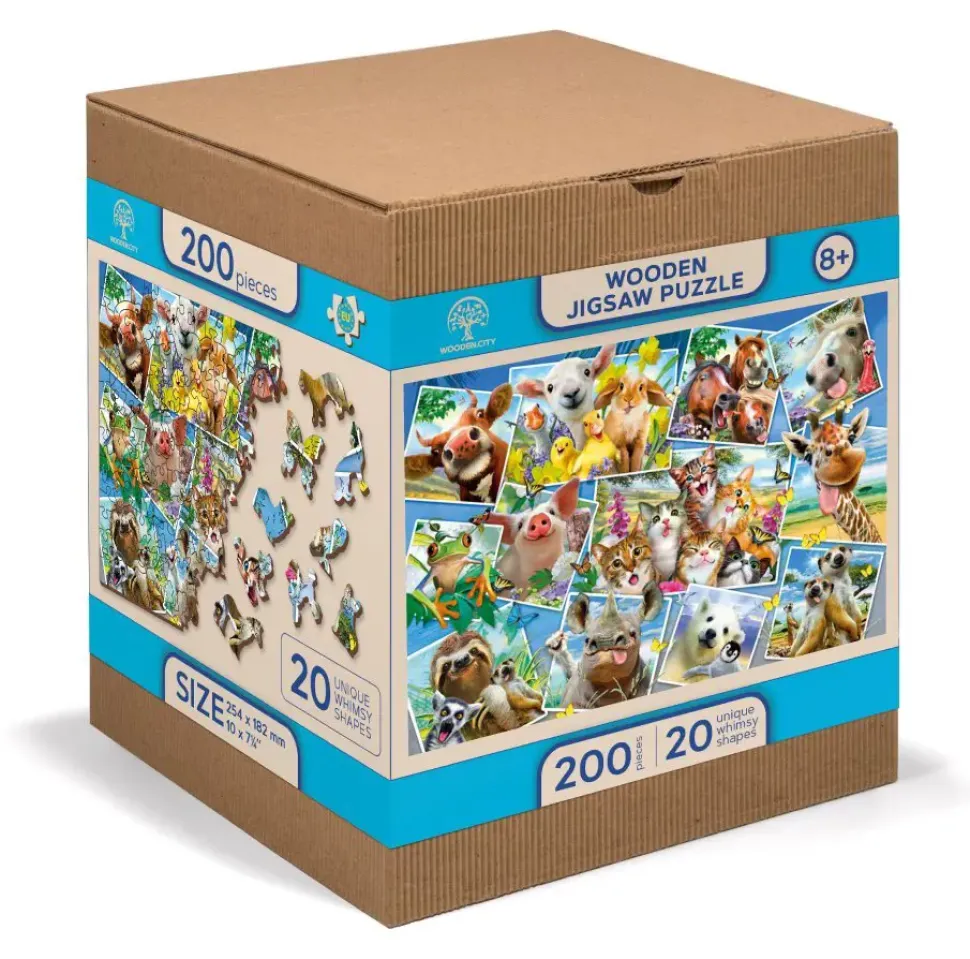 Puzzle Postais de animais