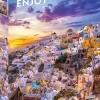 Puzzle Pôr do sol sobre Santorini