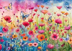 Puzzle Prado de papoilas