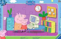 Puzzle Prasiatko Peppa