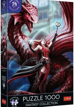 Puzzle Premium Plus: Anne Stokes - Maga Escarlate