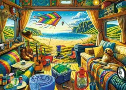 Puzzle Premium Plus Tea Time: Viajando de Camper