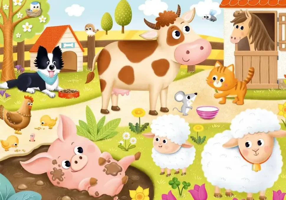 Puzzle Primeira jogada: Animais de estimação 15 maxi