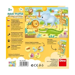 Puzzle Primeira jogada: Animais africanos 15 maxi
