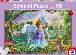 Puzzle Princesa com unicórnio