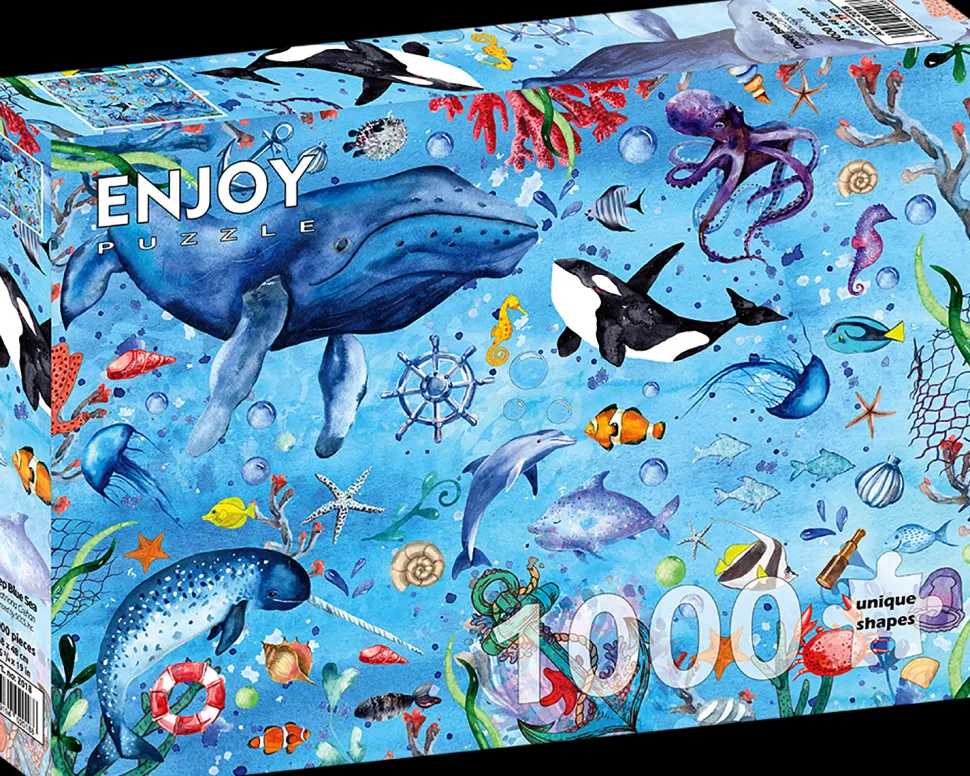 Puzzle Profundo mar azul