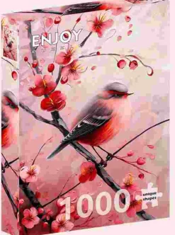 Puzzle Pássaro canoro de rubi