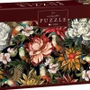 Puzzle Pássaros entre flores