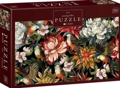 Puzzle Pássaros entre flores