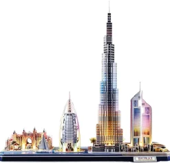 Puzzle Puzzle 3D CityLine panoráma: LEDs de Dubai