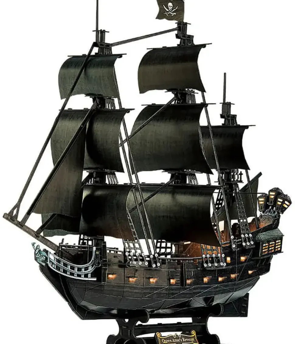 Puzzle Puzzle 3D Plachetnica Queen Anne's Revenge