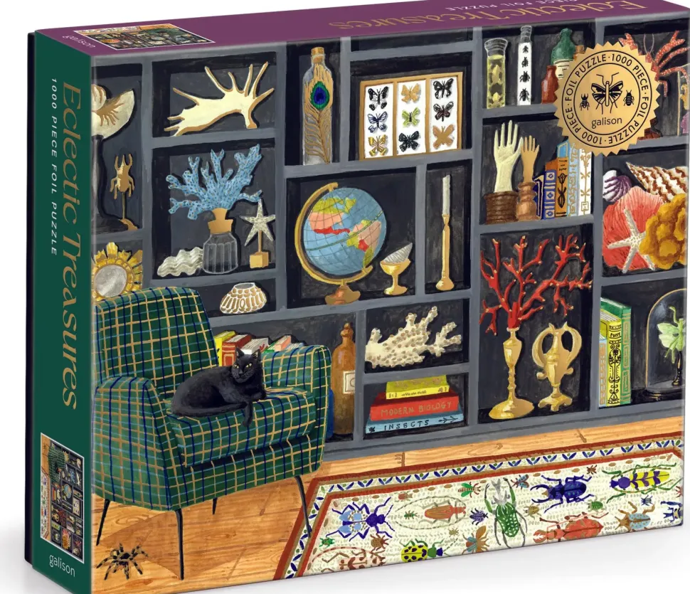 Puzzle Puzzle metalické Eclectic Treasures