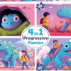 Puzzle Puzzles progressivos 4v1 Dinossauro amigável