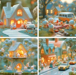 Puzzle Puzzles progressivos 4v1 Bunny City