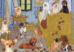 Puzzle Quarto do Vincent - Revolução dos cachorros