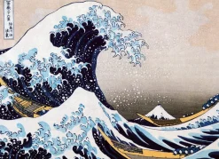 Puzzle Quebra-cabeça 3D Hokusai: Grande Onda de Kanagawa