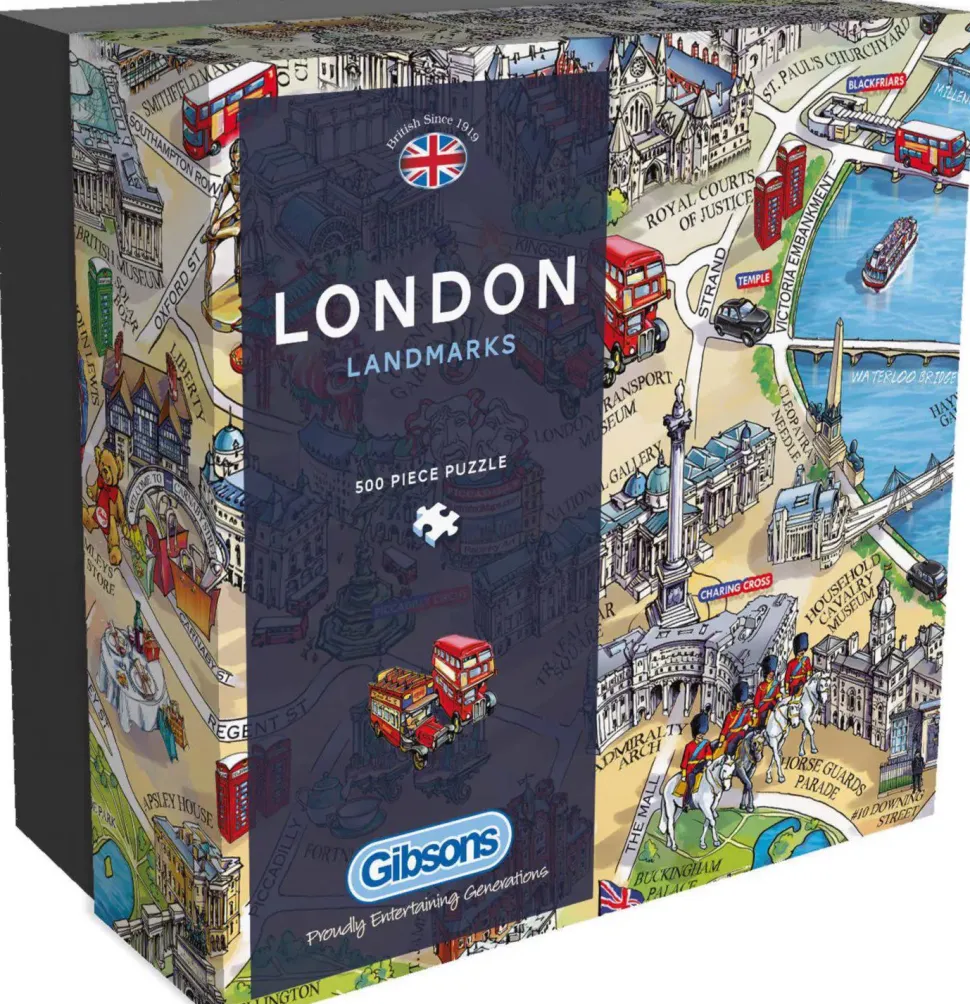 Puzzle Quebra-cabeça de 500 peças Maria Rabinky: Marcos de Londres