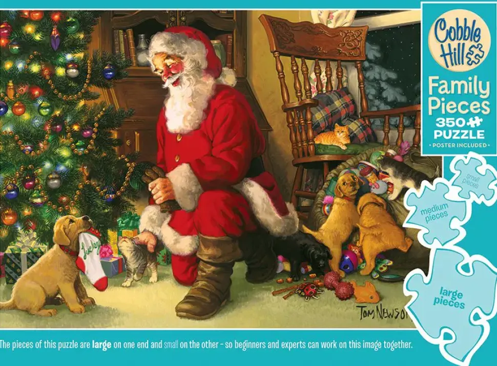 Puzzle Quebra-cabeça de família: Newsom: Santa Lucky Stocking