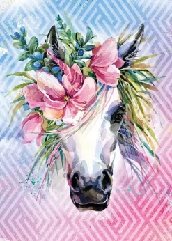 Puzzle Quebra-cabeça de relaxamento: Unicórnio