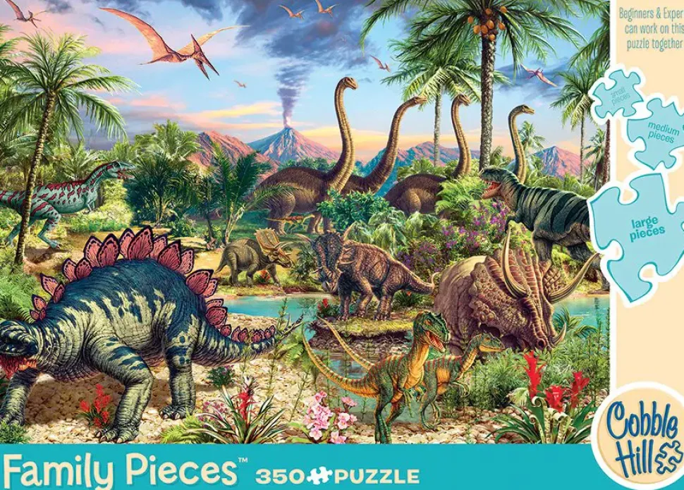 Puzzle Quebra-cabeça em família: festa pré-histórica