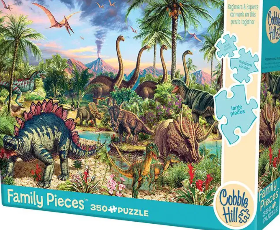 Puzzle Quebra-cabeça em família: festa pré-histórica