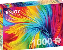 Puzzle Redemoinho de tinta colorida