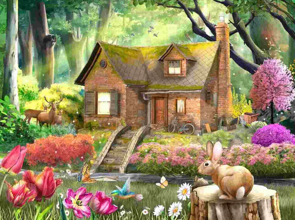 Puzzle Retiro em cabana