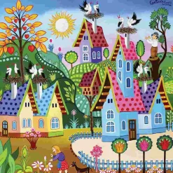 Puzzle Reunindo cegonhas