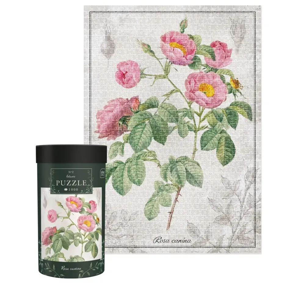 Puzzle Rosa Botânica
