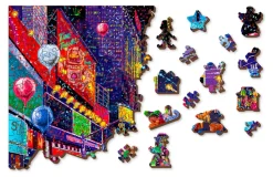 Puzzle Rua Natal, Ano Novo 505 de madeira