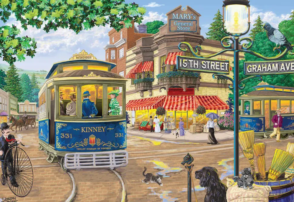 Puzzle Rua vitoriana 400