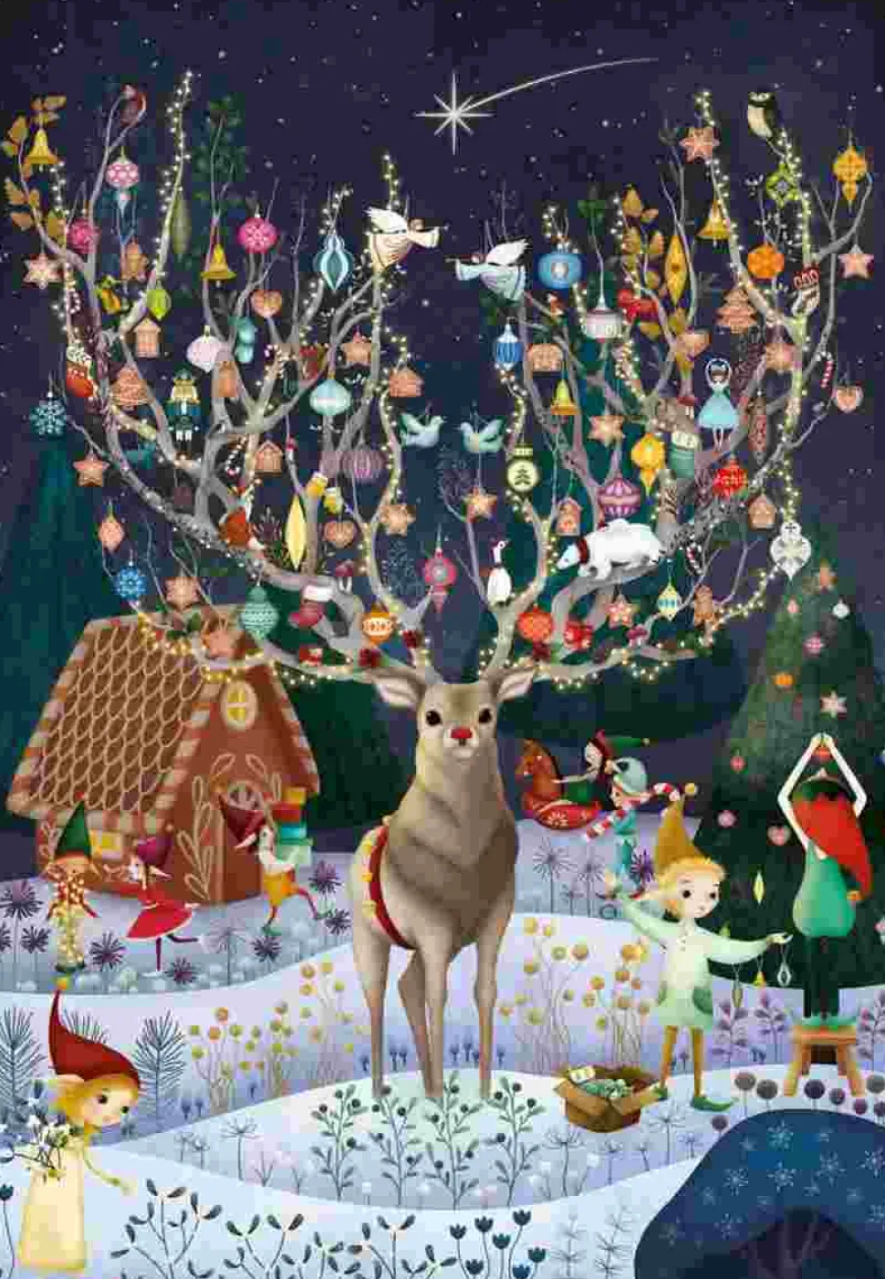 Puzzle Rudolph, a rena do nariz vermelho