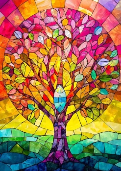 Puzzle Árvore cristalizada