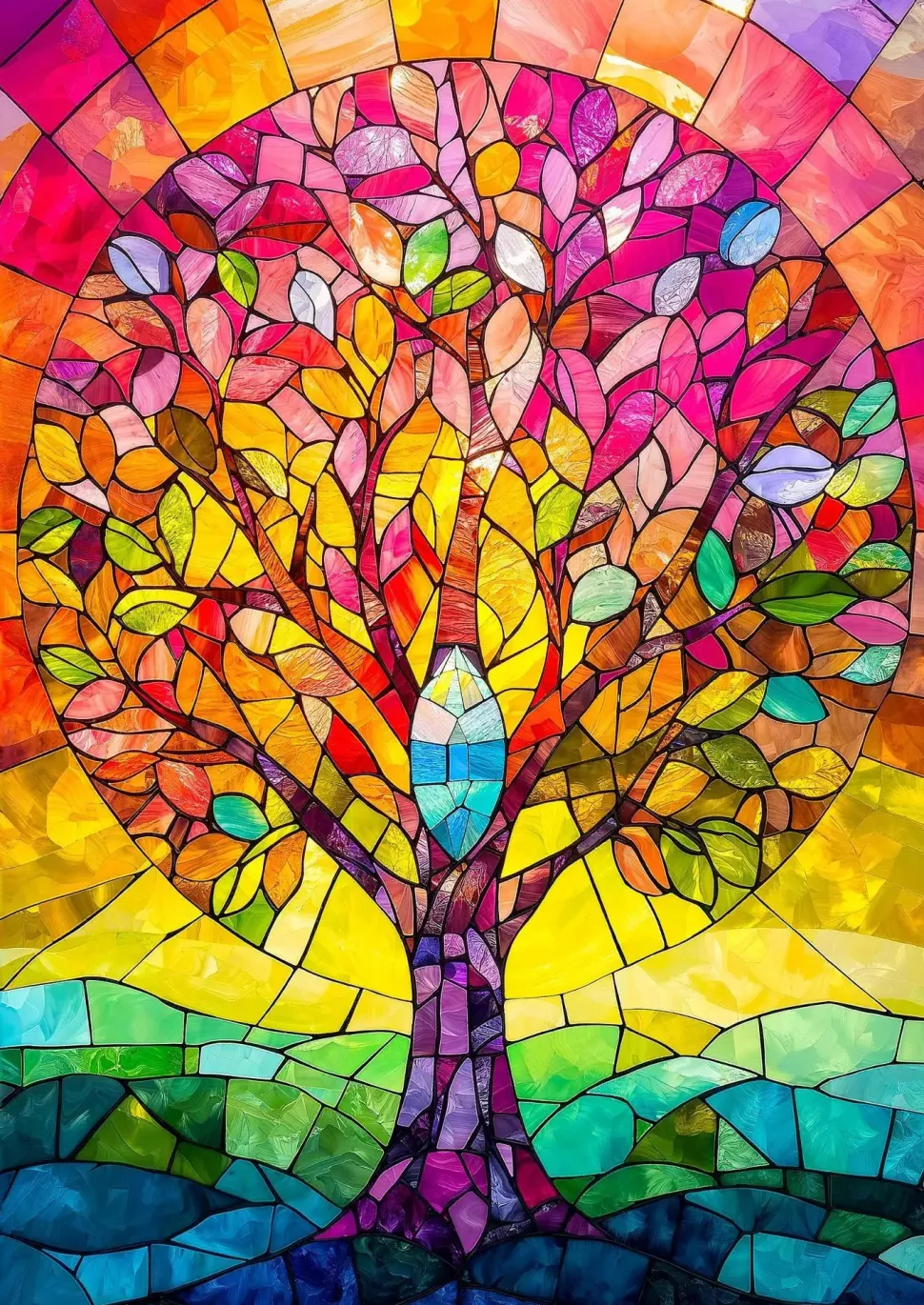 Puzzle Árvore cristalizada