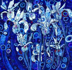 Puzzle Sally Rich: Íris Azul